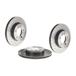 BMW Brembo Disco de freno perforado delantero refrigerado por aire E36 - E46 34116855153 XTRA