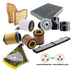 Kit Mantenimiento BMW Filtros Aceite-Aire-Polen E81 E82 E87 E88 E90 E91 E92 E93 Emp00002 11427000002