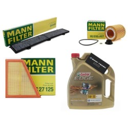 Bmw X1 E84 Case 1.6i Gasolina Mantenimiento Periódico Filtros Mann Castrol Oil