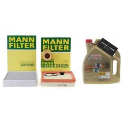 Bmw F20 Case 120i Kit Filtros Mantenimiento Periódico Aceite Castrol