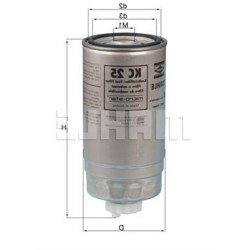 BMW E30 324d M21 Pre 12 1988 Filtro Combustible Diesel 13322240802 MAHLE