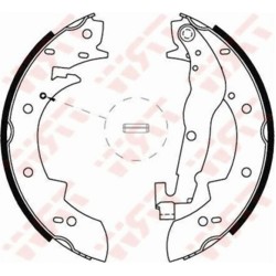Pastilla de freno de zapata trasera BMW E30 34219064270 TRW