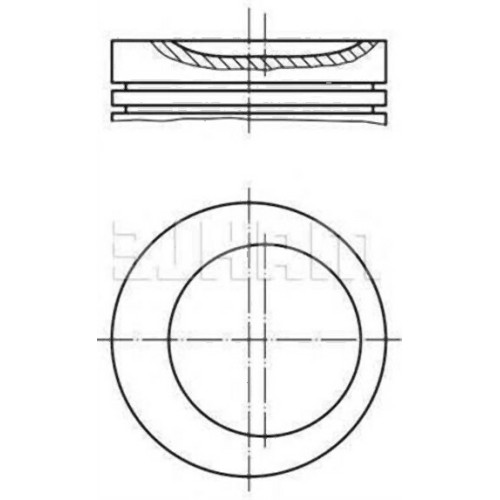 BMW E30 E34 1.8 M40 Herramienta Estándar Pistón 11251709973 MAHLE