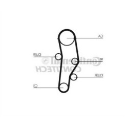 BMW E30 E34 M40 Correa Distribución 11311734608 CONTITECH