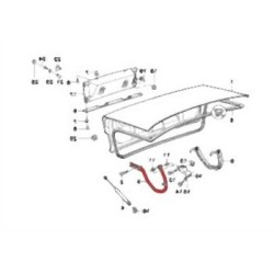 Bisagra trasera del maletero BMW E34 derecha 41628117858 Bisagra trasera del maletero BMW E34 derecha 41628117858
