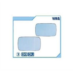 BMW E34 E36 E39 Cristal de espejo calefactado convexo derecho 51168119711 VIEWMAX