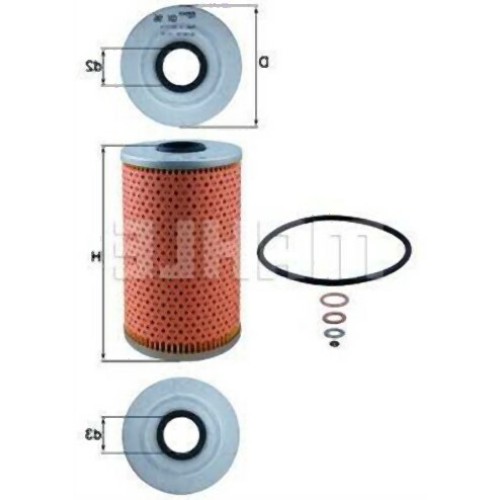BMW E34 E36 M51 Pre 01 1996 Filtro de aceite 11422244332 KNECHT