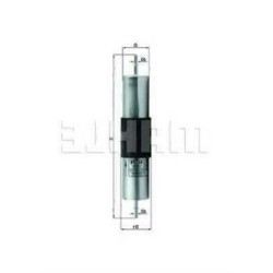 BMW E36 Z3 M3 Filtro de gasolina 13321405092 KNECHT