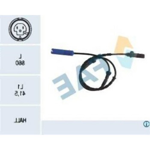 BMW E39 Sensor ABS Trasero 34526756376 FAE