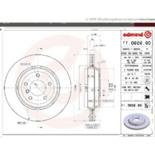 BMW E46 Disco de freno trasero Juego neumático 34216864052 BREMBO