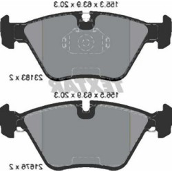 BMW E46 E83 E85 E86 3.0 Pastillas de freno delanteras 34116779652 TEXTAR