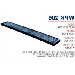 Filtro de aire acondicionado BMW E46 E83 con carbón 64319216590 WUNDER