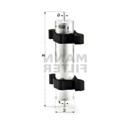 Filtro de combustible diésel 13327794549 MANN de BMW E46 M47N M57N