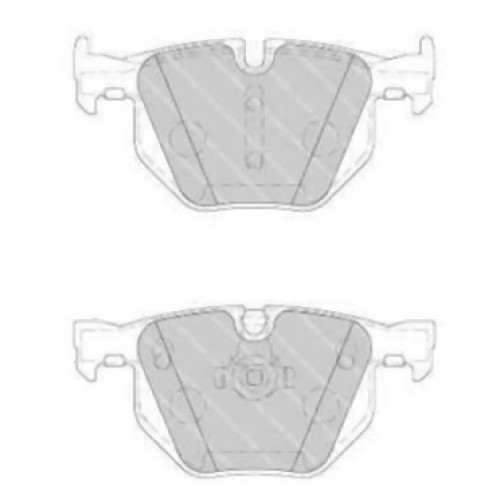 BMW E60 E61 E63 E64 Pastillas de Freno Traseras 34216763044 FERODO