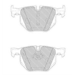 BMW E60 E61 E63 E64 Pastillas de freno traseras 34216763044 JURID