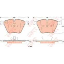 BMW E70 E71 F01 F02 F07 F15 F16 5.0 Pastillas de freno delanteras 34116794464 TRW