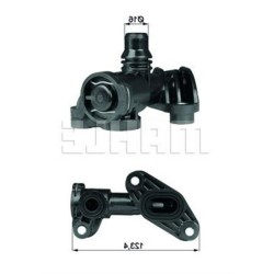 Termostato del radiador del aceite de la transmisión BMW E70 E71 17107558267 BEHR