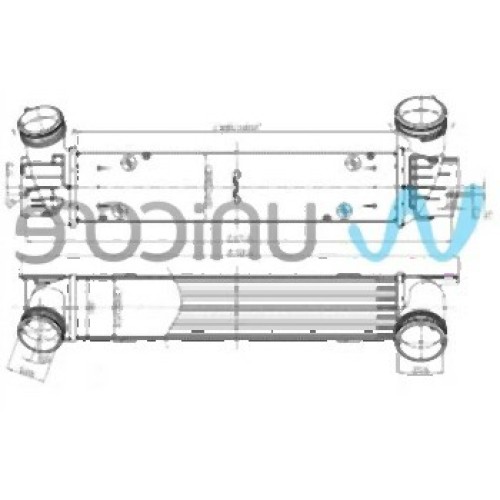 BMW E81 E82 E84 E87 E88 E90 E91 E92 E93 N47 N47N Turbo Radiador 17517798788 UNICORE