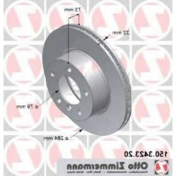 BMW E81 E87 F20 F21 F22 F23 Juego de discos de freno delantero 34116854996 ZIMMERMANN