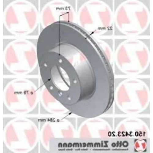 BMW E81 E87 F20 F21 F22 F23 Juego de discos de freno delantero 34116854996 ZIMMERMANN