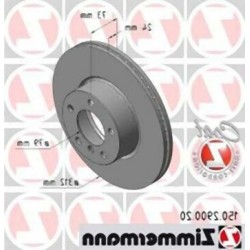 BMW E81 E82 E84 E87 E88 E90 E91 E92 E93 Conjunto de disco de freno delantero 34116854999m ZIMMERMANN