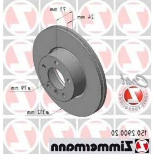 BMW E81 E82 E84 E87 E88 E90 E91 E92 E93 Conjunto de disco de freno delantero 34116854999m ZIMMERMANN