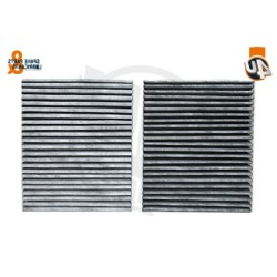 BMW F01 F02 F06 F07 F10 F11 F12 F13 Filtro de aire acondicionado Carbono 2 piezas 64119163329