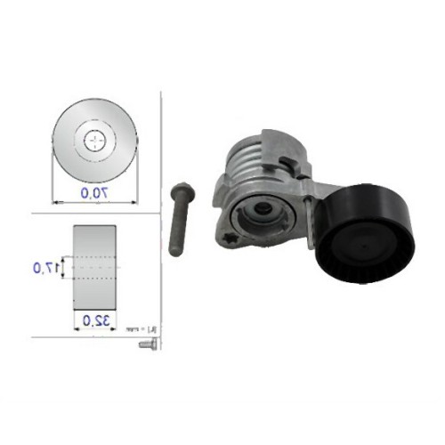 BMW F01 F02 F10 F11 F25 N54 N55 Tensor 11288620022 INA