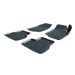Juego de alfombrillas de piscina 3D de goma BMW F06 F10 F11 negro 51477220447 PERFLEX
