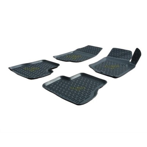 Juego de alfombrillas de piscina 3D de goma BMW F06 F10 F11 negro 51477220447 PERFLEX