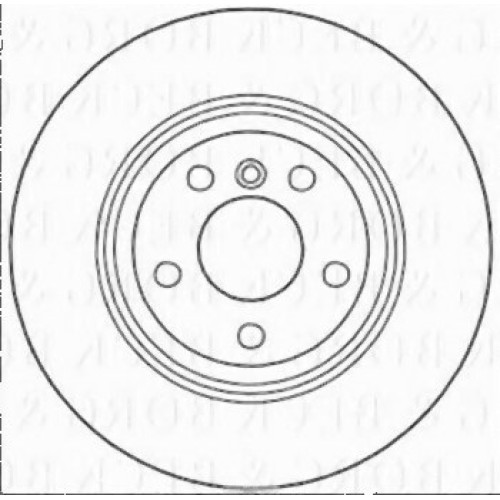 BMW F10 F11 Juego de discos de freno delantero 34116794429 BORG&BECK