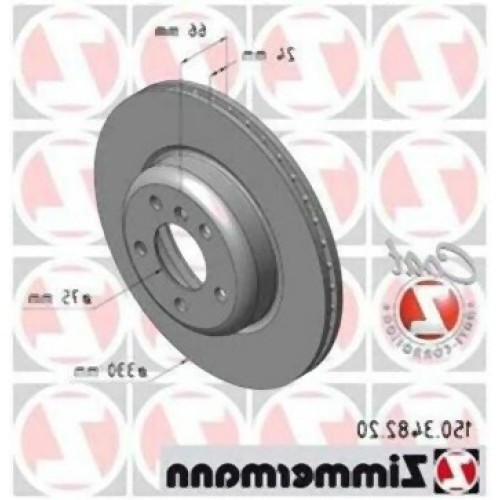BMW F10 F11 Juego de discos de freno delantero 34116794429 ZIMMERMANN