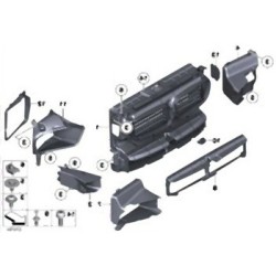 BMW F10 F11 Panel frontal 51747200787