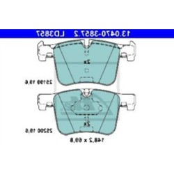 BMW F20 F21 F22 F23 F25 F26 F30 F31 F32 F33 F34 F36 Pastilla de freno delantero Cerámica 34106859181 ATE