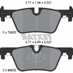 Pastillas de freno traseras BMW 34216850569 TEXTAR