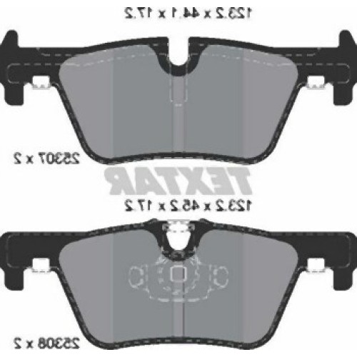Pastillas de freno traseras BMW 34216850569 TEXTAR