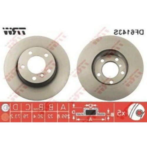 BMW F20 F21 F30 F31 F32 F33 F34 F36 Juego de discos de freno delantero 34116792217 TRW