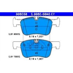 BMW F20 F21 F30 F31 F32 F33 F34 F36 Pastillas de freno delanteras 34116850568 ATE
