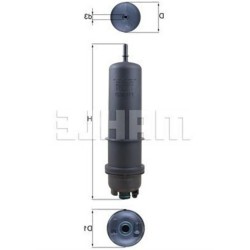 BMW G01 G02 G05 G06 G07 G11 G12 G20 G21 G30 G31 G32 B47 B57 Filtro de combustible diésel 13328591019 MAHLE
