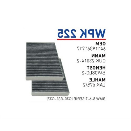 BMW G05 G06 G07 G11 G12 G30 G31 F90 Filtro de aire acondicionado Carbono 64116996209 WUNDER