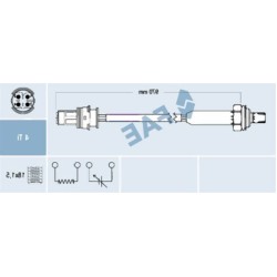 BMW M52 Sonda Lambda De Oxígeno 11781427884 FAE