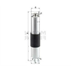 Filtro de combustible BMW para M54 N40 N42 N45 N46 13327512019 MANN
