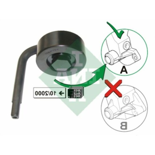 Polea Tensora BMW M57 64552354034 INA