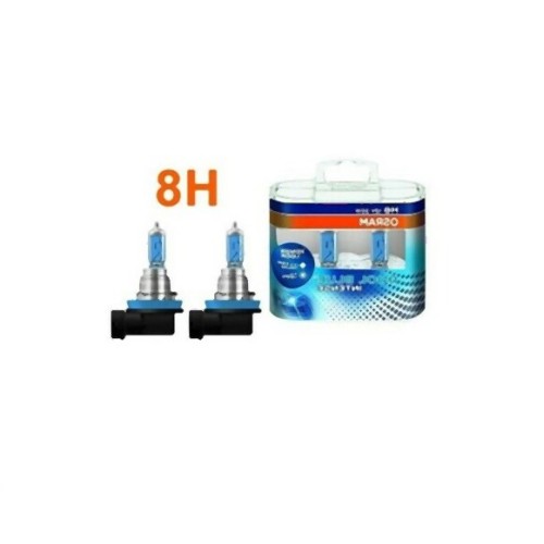 Bombilla antiniebla y ángel BMW MINI H8 35W luz blanca azul fría juego doble 7119906503 OSRAM