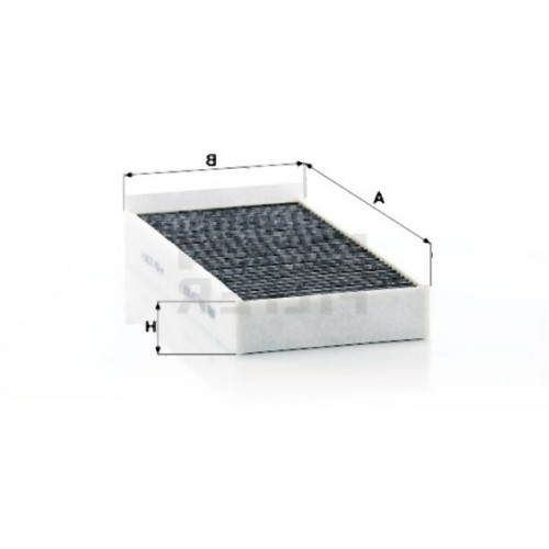 BMW MINI F45 F46 F48 F54 F55 F56 F57 Filtro de aire acondicionado de carbono, paquete de 2 64119321875 MANN