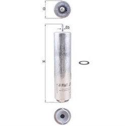 BMW MINI M47N2 M57N M57N2 N47 N47S1 N57 N57N N57S N57Z Filtro diésel 13327811227 MAHLE