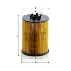 BMW N62 N73 Filtro de aceite 11427542021 MANN