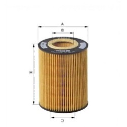 Filtro de aceite BMW N62 11427511161 HENGST