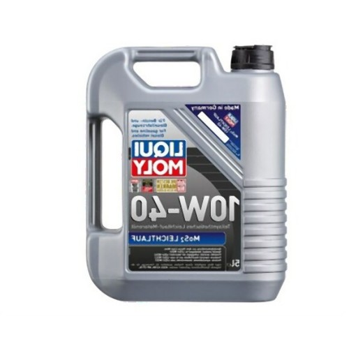 LIQUI MOLY 10W40 Aceite de motor parcialmente sintético MoS2 LEICHTLAUF 5 litros 2184 LIQUIMOLY