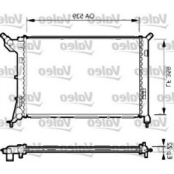Radiador Mini R50 R52 Antes 12 2003 17117535902 VALEO